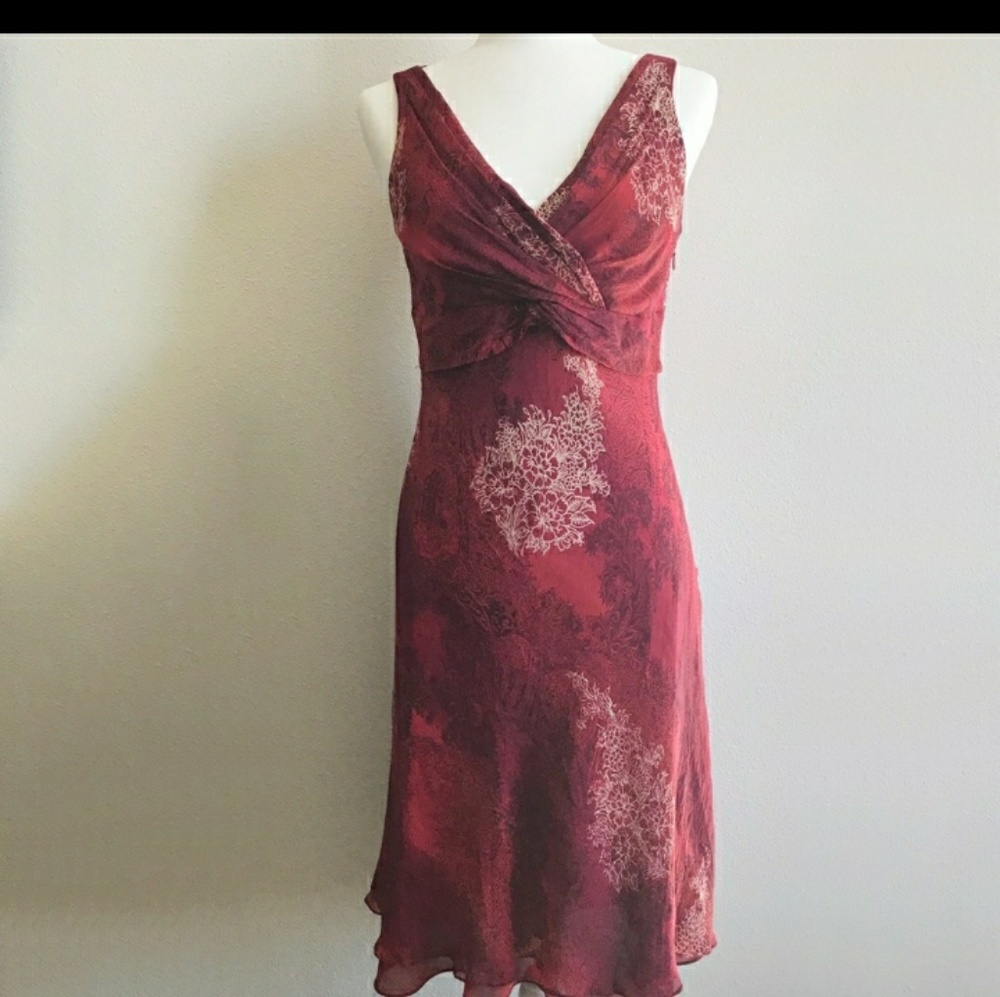 ANN TAYLOR Silk, Sleeveless Dress Sz. 10 New With Tag! - Picture 2 of 7